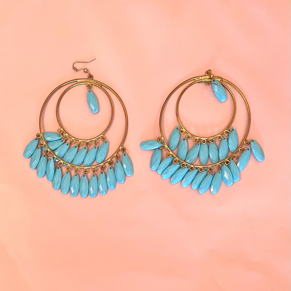 🌈Aqua Blue Earrings